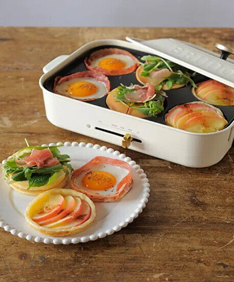 BRUNO Option Plate Set of 3 Plates for Compact Hot Plate ctm24 165 - Fresh Stock Dated February 2026