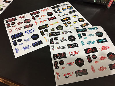 Video Game System/Console Labels for AV-HDMI Switch Boxes - Custom Labels - Fresh Stock Dated January 2026