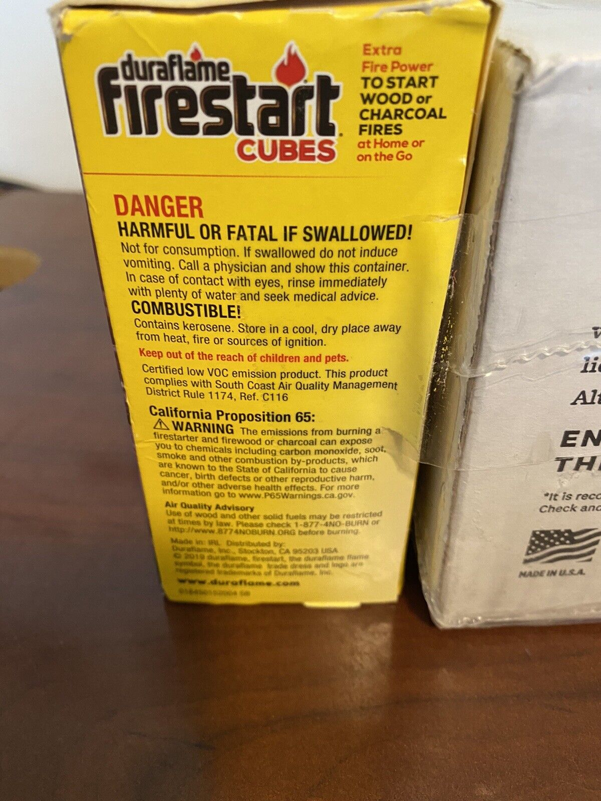 NEW KFC Fire Log Fried Chicken Scented Enviro-Log Duraflame Firestart Cubes NIP - Fresh Stock Dated January 2026