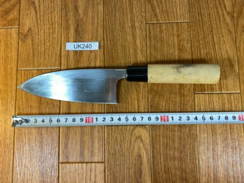 Japanese Chef's Kitchen Knife DEBA Vintage hocho OLD from Japan 137/365mm UK240 - Fresh Stock Dated January 2026