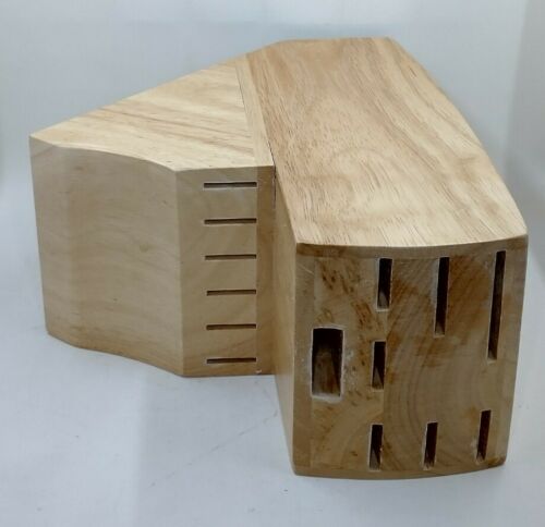 Chicago Cutlery Essentials 13 Piece Black Handle Knife Set W/ Wood Block - Fresh Stock Dated January 2026