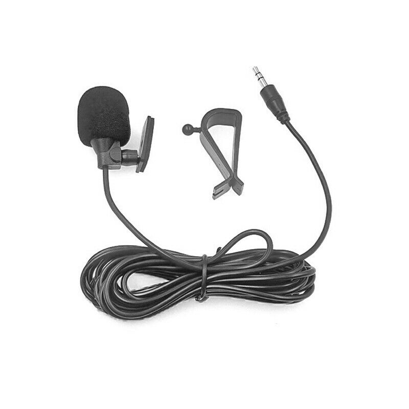 3.5mm Mic Car Vehicle Radio Stereo GPS Enabled Audio DVD External Microphone - Fresh Stock Dated December 2025
