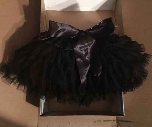 Black Dance Little Child Fairy Princess Witch Tulle Tutu Costume - Fresh Stock Dated December 2025
