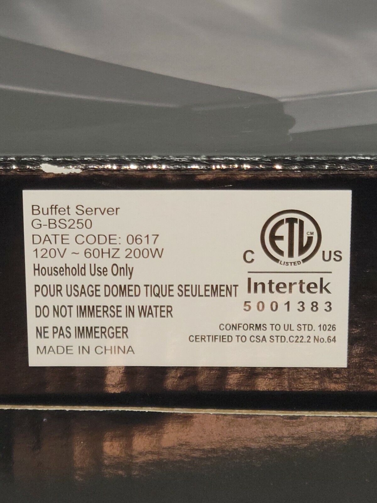 Ovente Electric Buffet Server Portable Countertop Tray Warmer 200w NEW Open Box - Fresh Stock Dated February 2026