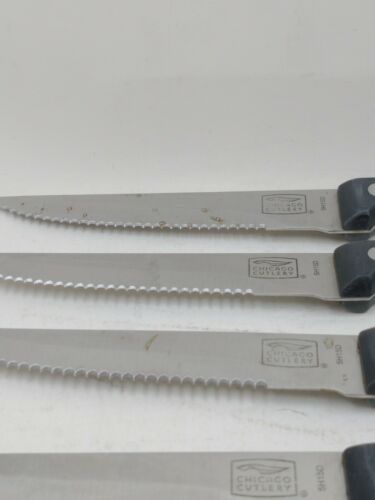 Chicago Cutlery Essentials 13 Piece Black Handle Knife Set W/ Wood Block - Fresh Stock Dated January 2026