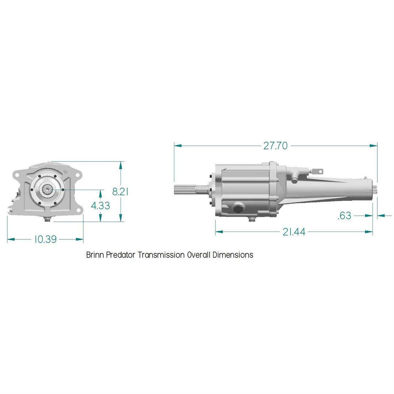 Brinn 70600 Predator Racing Transmission - Fresh Stock Dated December 2025