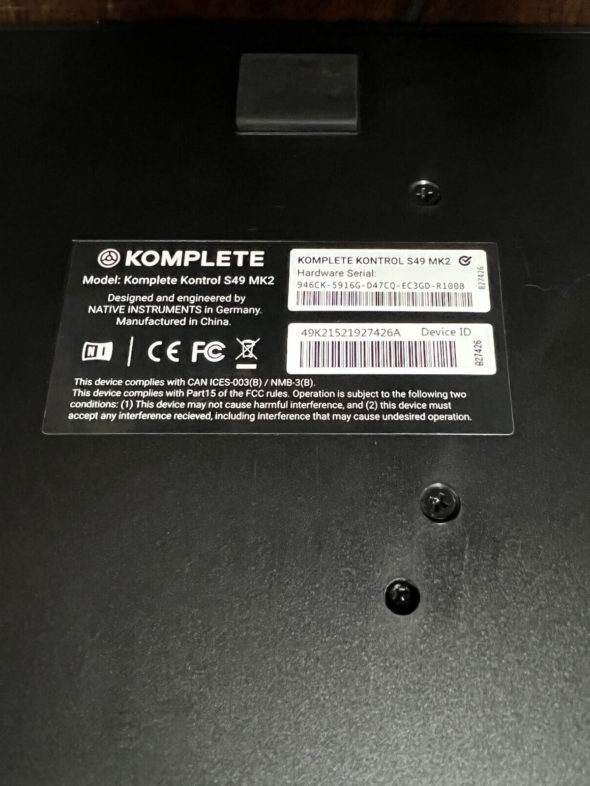 Native Instruments S49 MK2 Komplete Kontrol 49 Keys Keyboard Controller - Fresh Stock Dated December 2025