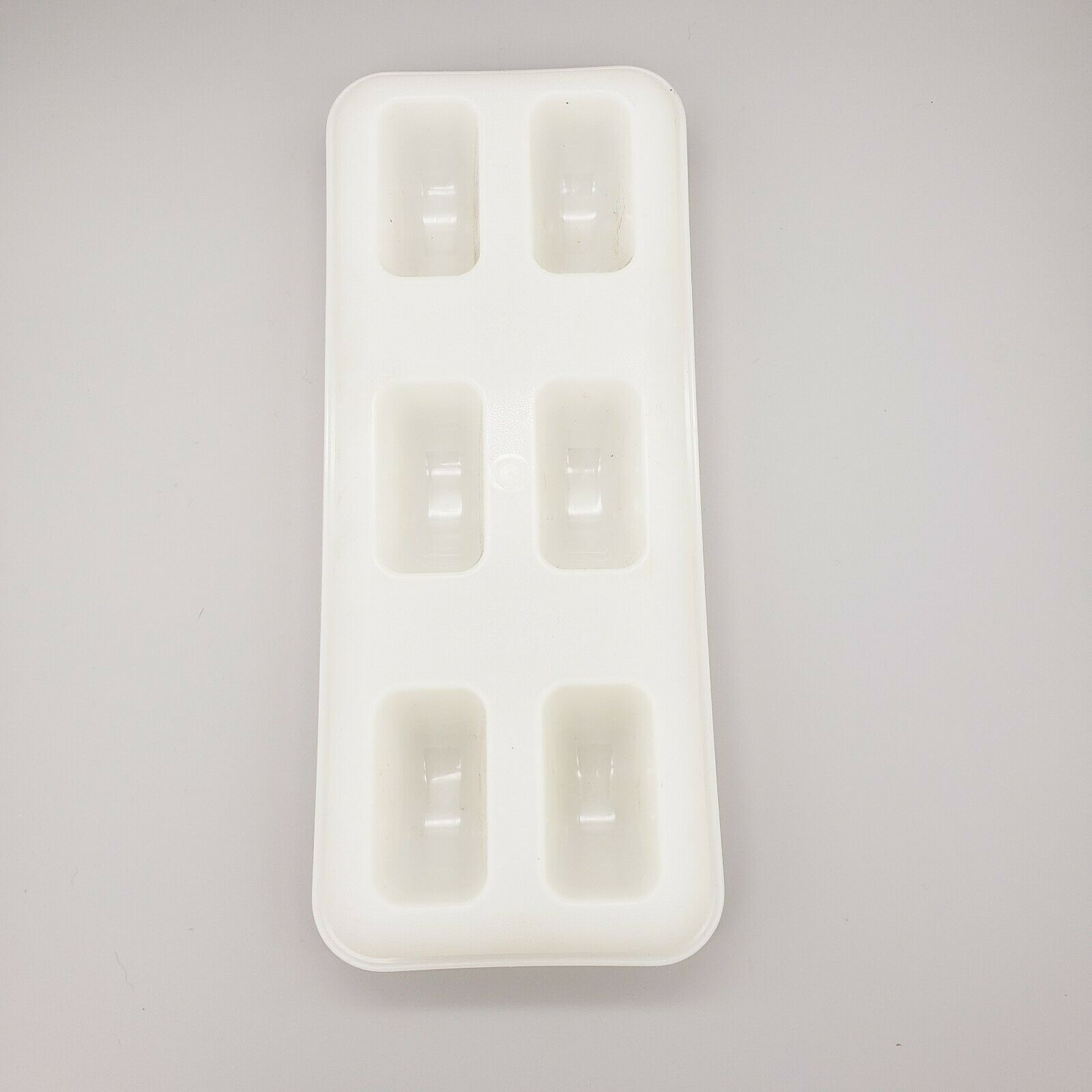 Vtg Tupperware Ice Tubs Set Popsicle Mold Freezer Tray White Clear Summer Treats - Fresh Stock Dated February 2026