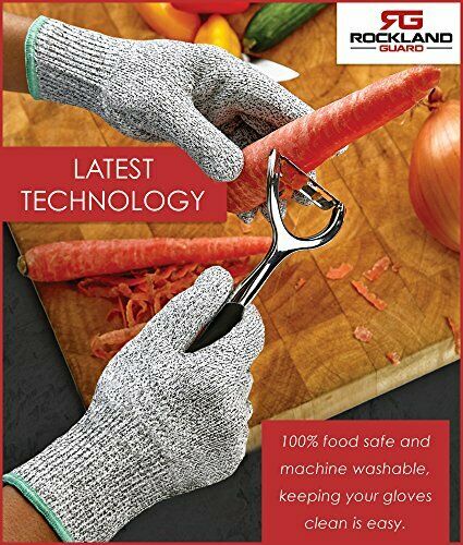 Oyster Shucking Knife & 1 Pair Gloves sizes S to XL, for Clam Shellfish, Superb - Fresh Stock Dated January 2026