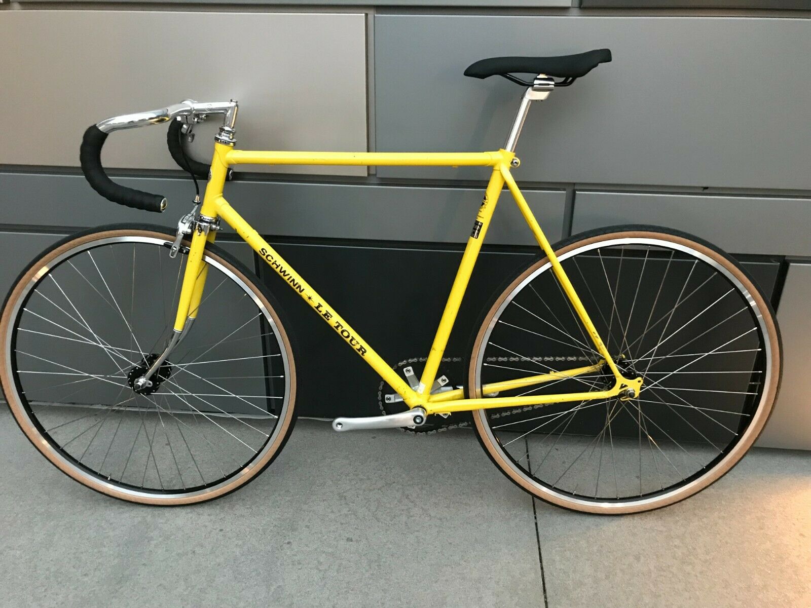 Schwinn Le Tour Vintage Mod Fixed Gear Single Speed Large 57cm Lugged Steel Road - Fresh Stock Dated December 2025