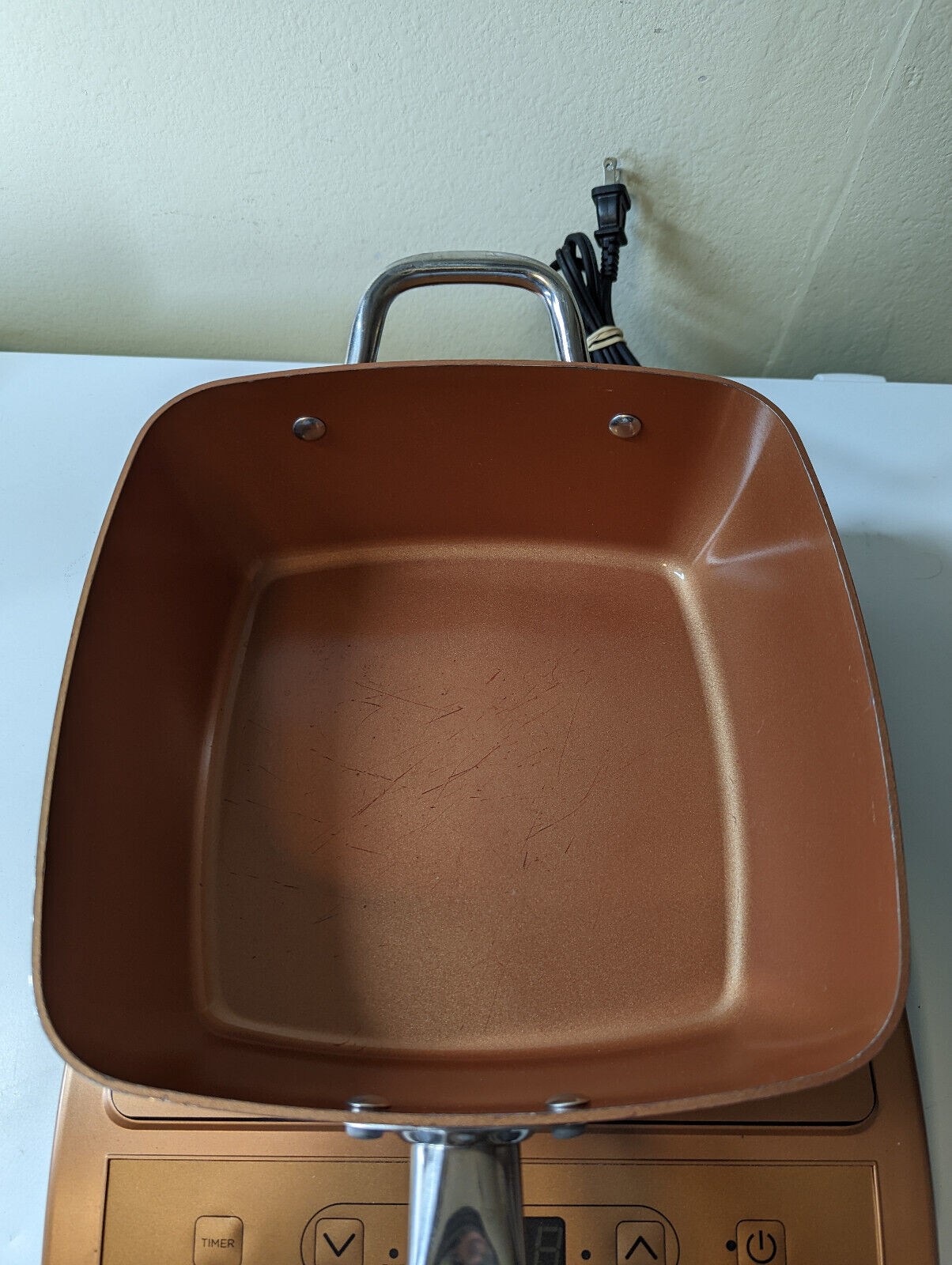 COPPER CHEF INDUCTION COOKTOP PORTABLE COUNTERTOP - KC16067-00300 with 9.5