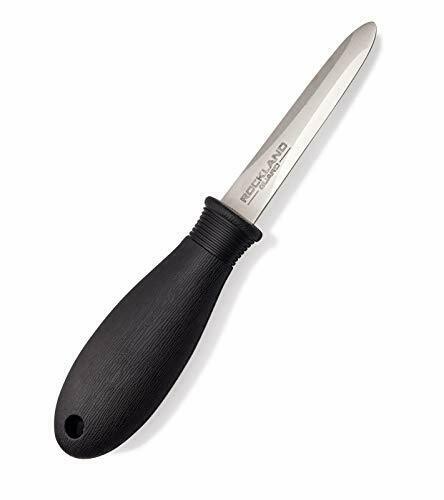 Oyster Shucking Knife & 1 Pair Gloves sizes S to XL, for Clam Shellfish, Superb - Fresh Stock Dated January 2026