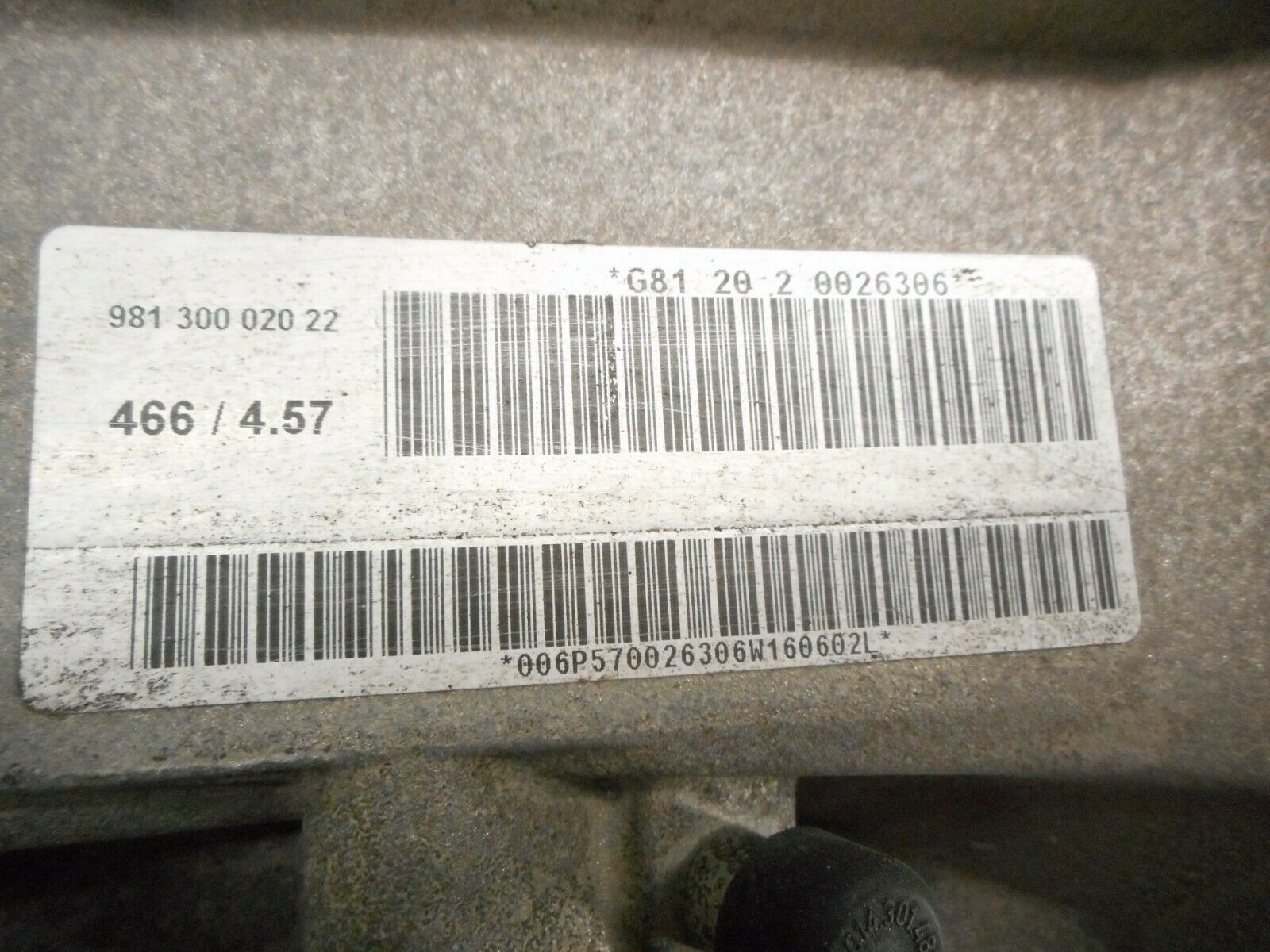 14-16 Porsche Cayman S 3.4L Manual Transmission Locking Opt I220 OEM Boxster 5K! - Fresh Stock Dated December 2025