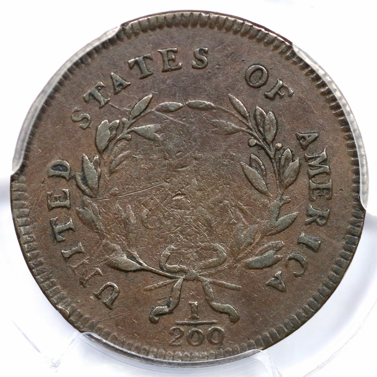 1795 C-4 R-3 PCGS VG 10 Punctuated Date Liberty Cap Half Cent Coin 1/2c - Fresh Stock Dated December 2025