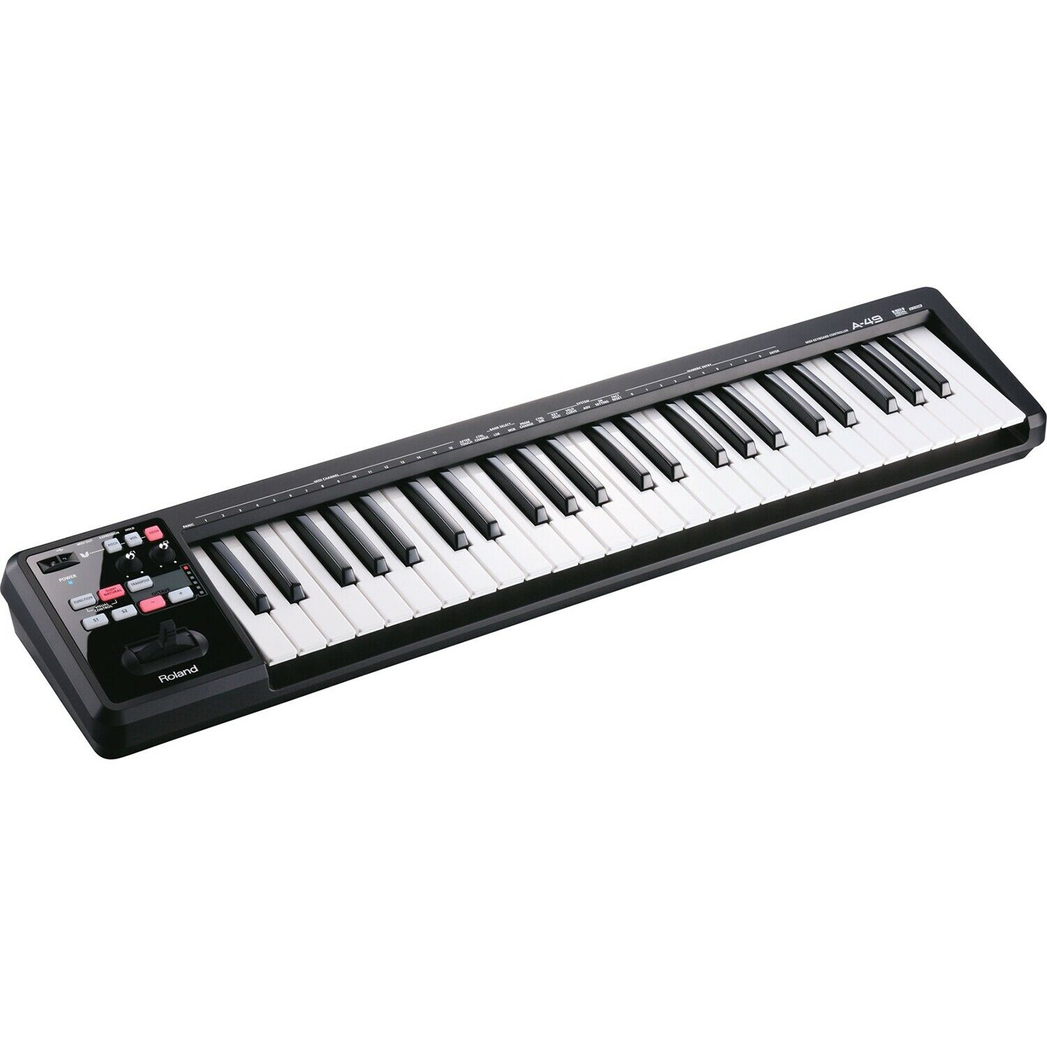 Roland A-49 49-Key USB MIDI Keyboard Controller, Black - Fresh Stock Dated December 2025