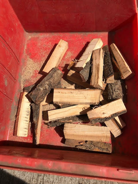 16 pounds Mini-Cut Firewood For Smoking + Wood Fired Ovens - Almond Firewood - Fresh Stock Dated January 2026