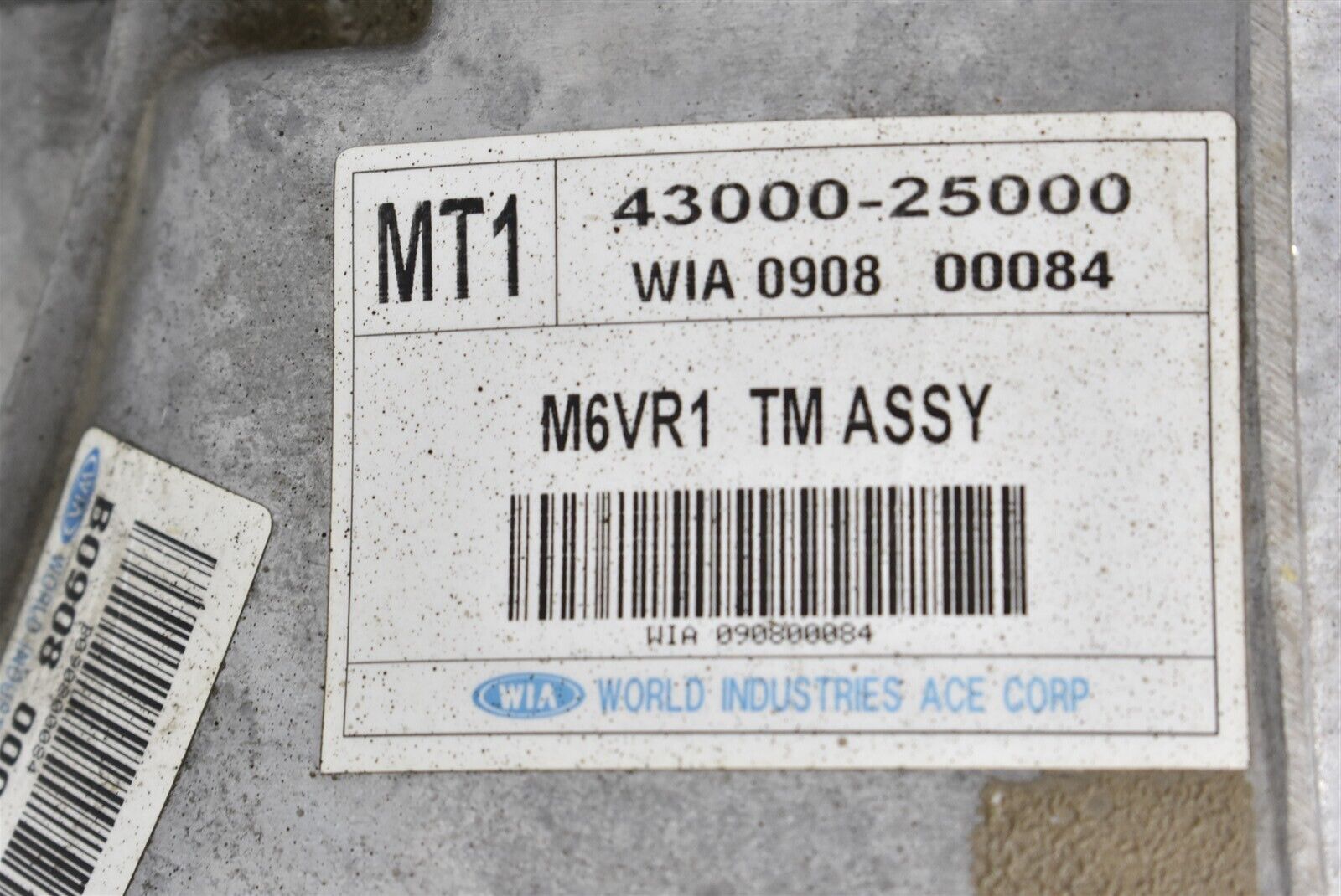 2009-2012 Hyundai Genesis Coupe Transmission Assembly Manual 2.0L OEM 09-12 - Fresh Stock Dated December 2025