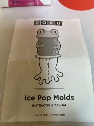 Zoku Pop Maker ice pop mold #015 Princess Bella In Box And Directions - Fresh Stock Dated February 2026
