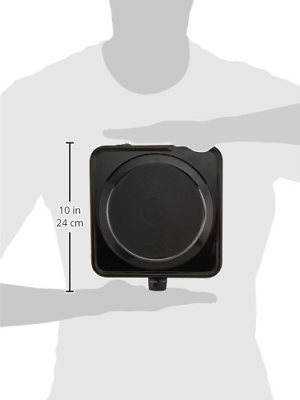 Aroma Housewares AHP-303/CHP-303 Single Hot Plate, Black - Fresh Stock Dated February 2026