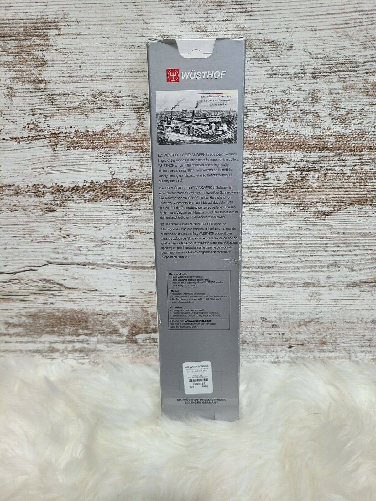 Wüsthof 6 Inch Classic Chef's Knife 4582/16cm - Fresh Stock Dated January 2026