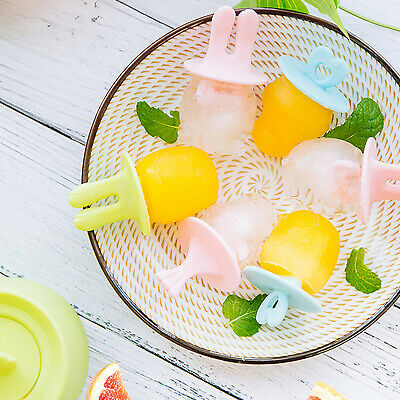 6 Grids Popsicle Mold Tray Ice Cream Maker DIY Homemade Silicone Frozen Mould. - Fresh Stock Dated February 2026