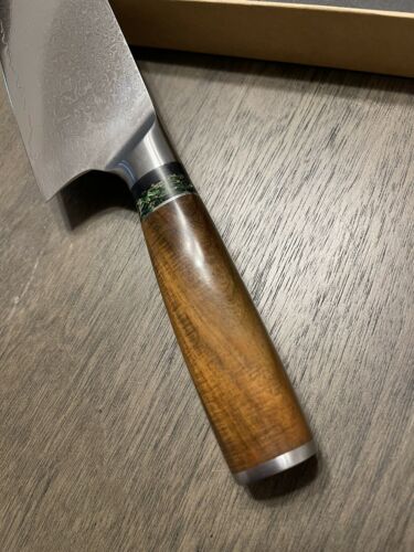 JAPANESE 8 INCH VG10 DAMASCUS CHEF KITCHEN KNIFE RESIN HANDLE SANTOKU - Fresh Stock Dated January 2026