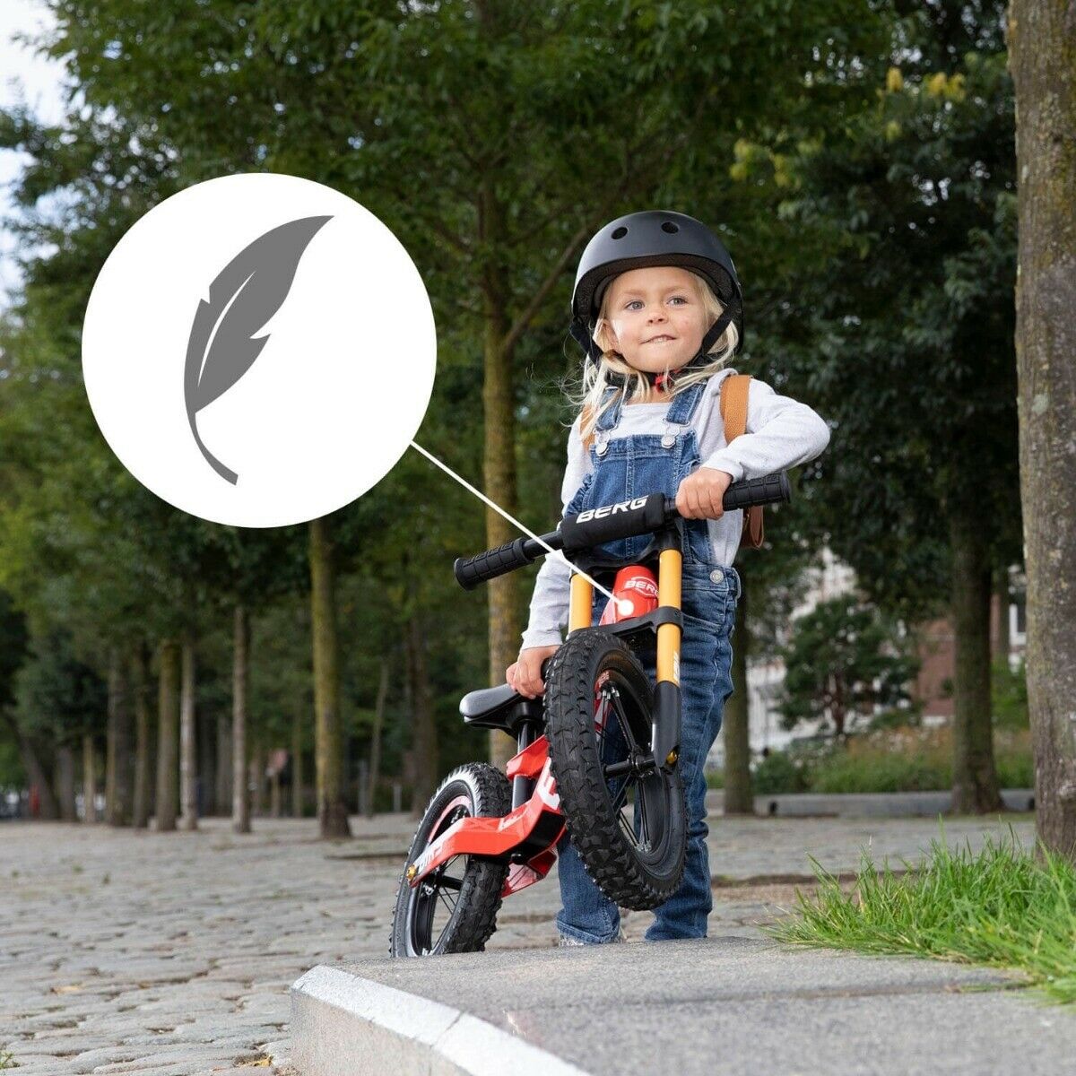 Berg Biky Cross Perfect Balance Bike Lightweight Aluminium Rims Red NEW - Fresh Stock Dated January 2026