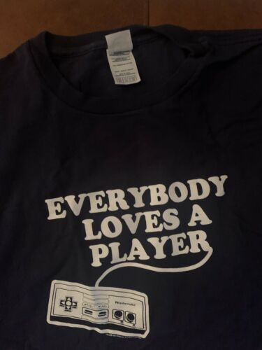 Everybody Loves A Player T-shirt Nintendo Store New York SIZE XL LIGHTLY USED - Fresh Stock Dated February 2026