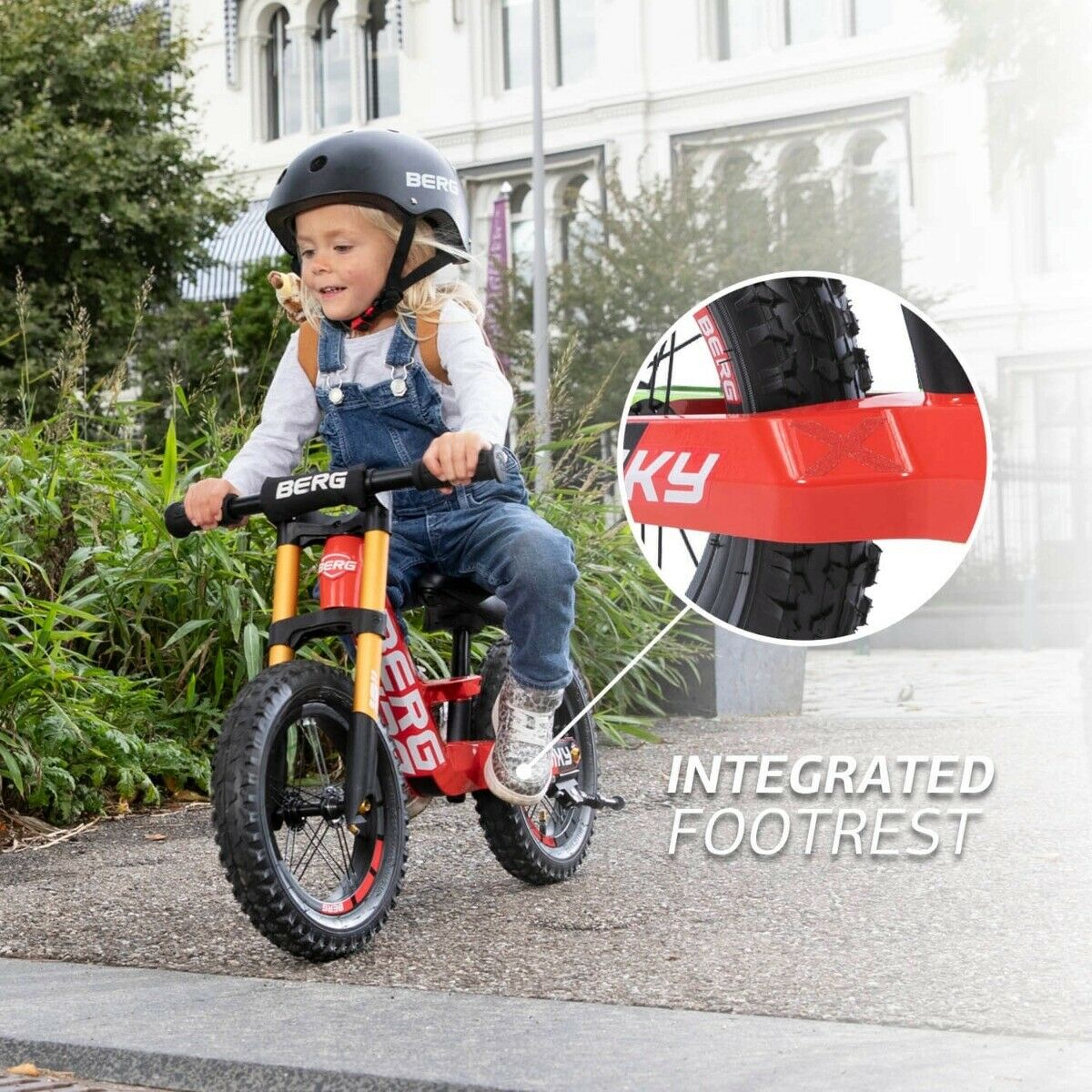 Berg Biky Cross Perfect Balance Bike Lightweight Aluminium Rims Red NEW - Fresh Stock Dated January 2026