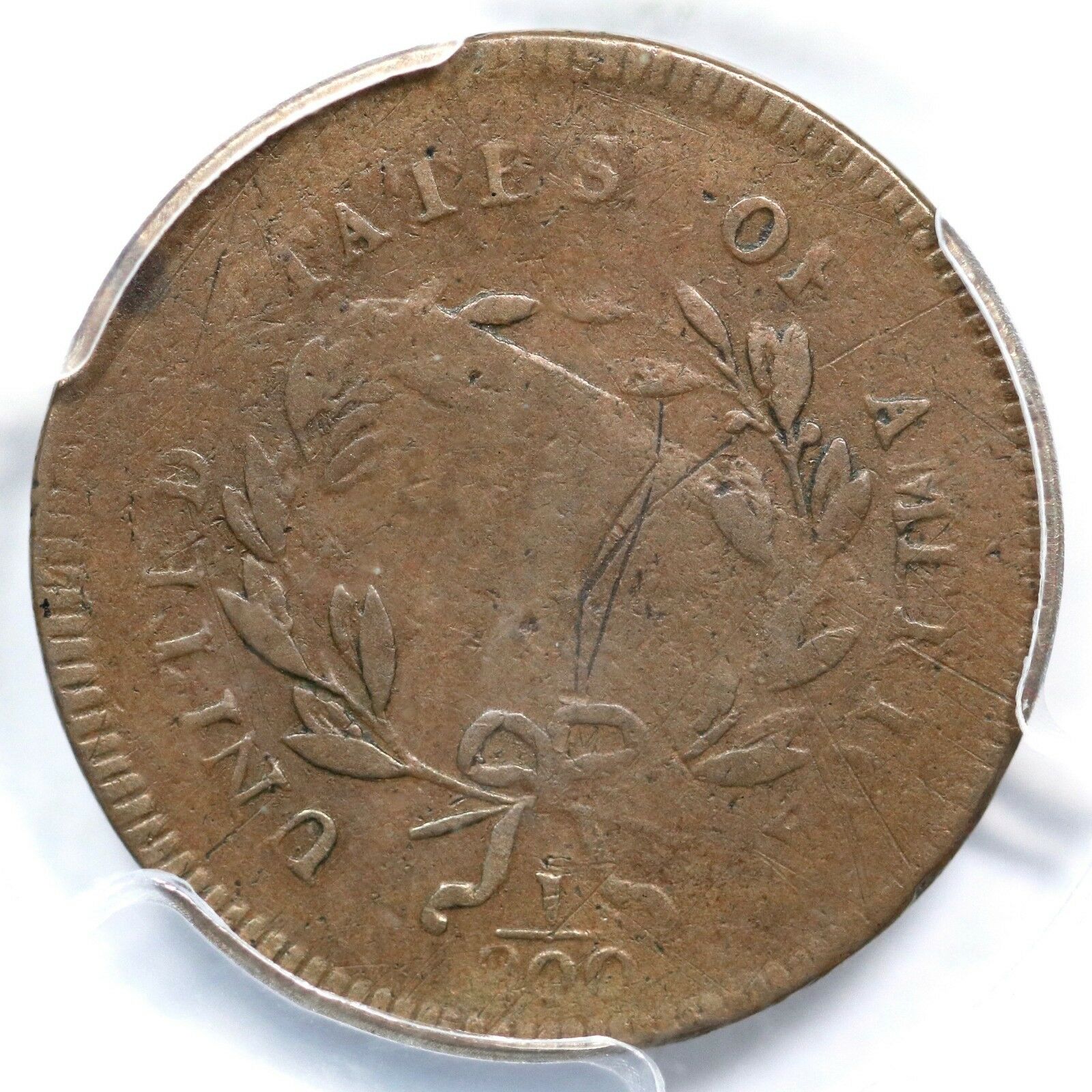 1795 C-5a R-3 PCGS F Details Liberty Cap Half Cent Coin 1/2c - Fresh Stock Dated December 2025