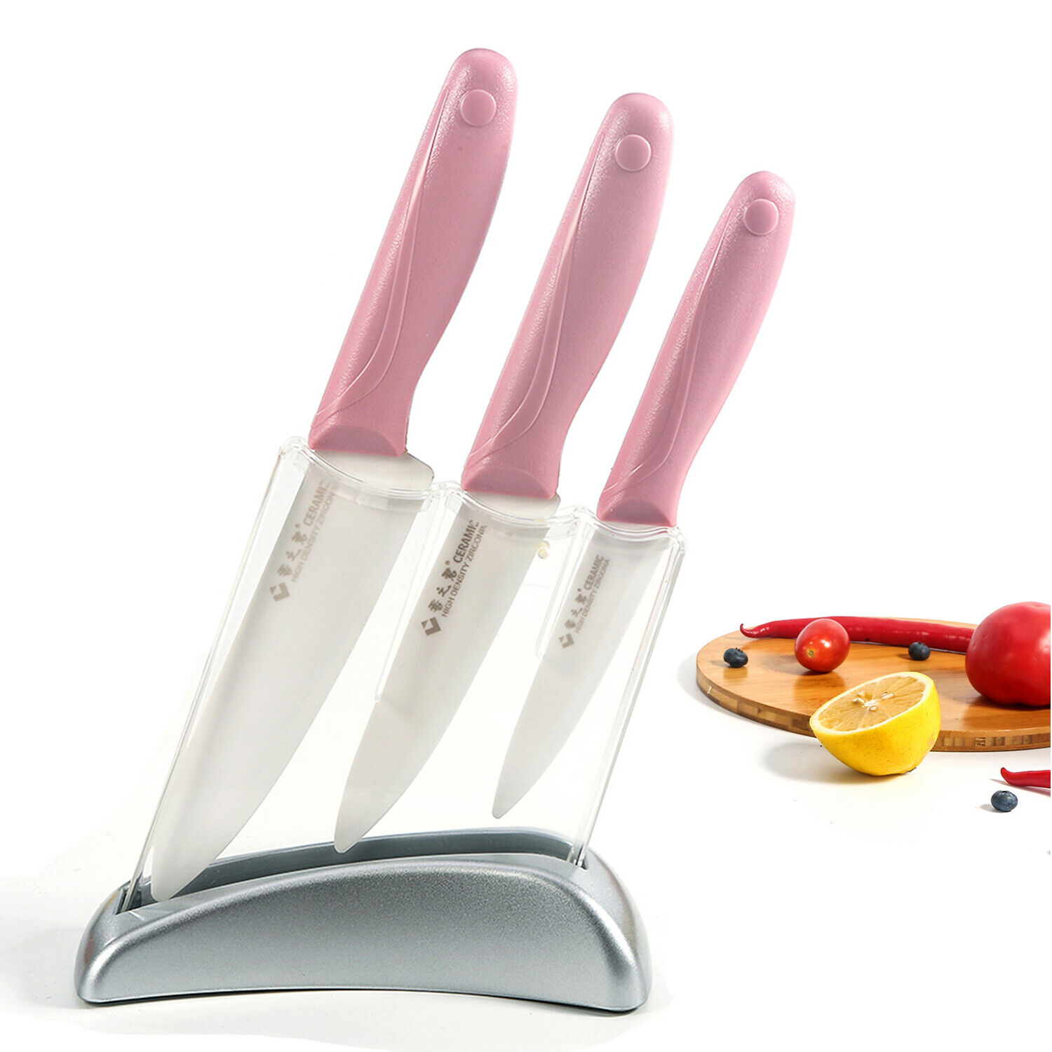 Kitchen Ceramic Knife Set, Paring Knife, Fruit Knife, Vegetable Meat 4