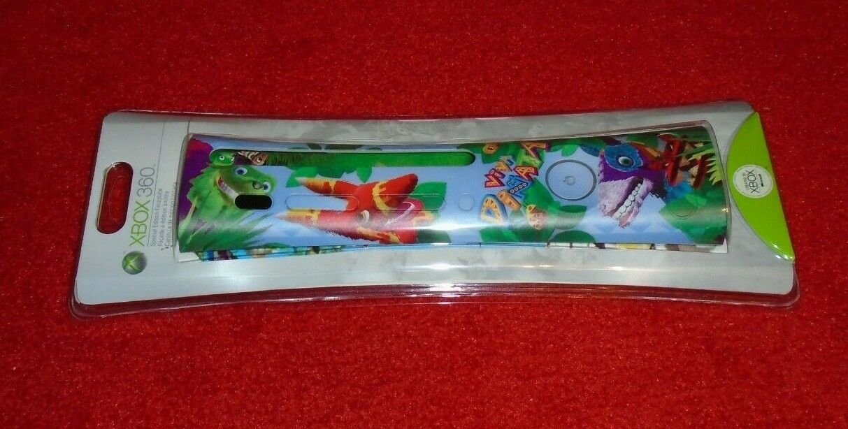 OFFICIAL Xbox 360 System Faceplate CARBON WOODY HOT ROD VIVA PINATA LOT CHOOSE! - Fresh Stock Dated December 2025