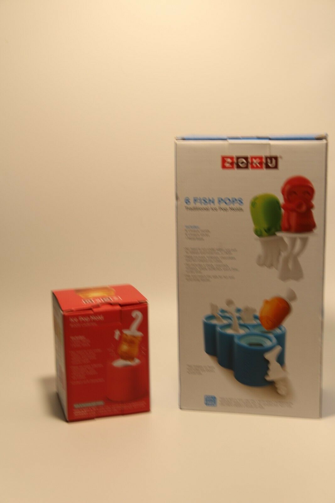 Brand New ZOKU 6 Fish Traditional Ice Pop Molds BPA Free & CAT POP ICE MOLD NEW - Fresh Stock Dated February 2026