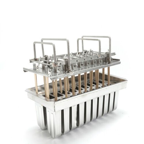 20Set Frozen Popsicle Molds Ice Cream Stick Mold Stainless Steel 0.8mm Silver US - Fresh Stock Dated February 2026