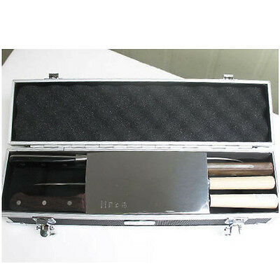 Aluminium Hard Case Security key Chef Knife Case Knife Chef Bag Wallet Cutlery - Fresh Stock Dated January 2026