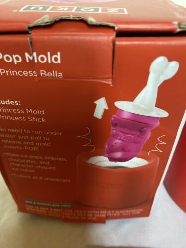 Zoku Pop Maker ice pop mold #015 Princess Bella In Box And Directions - Fresh Stock Dated February 2026