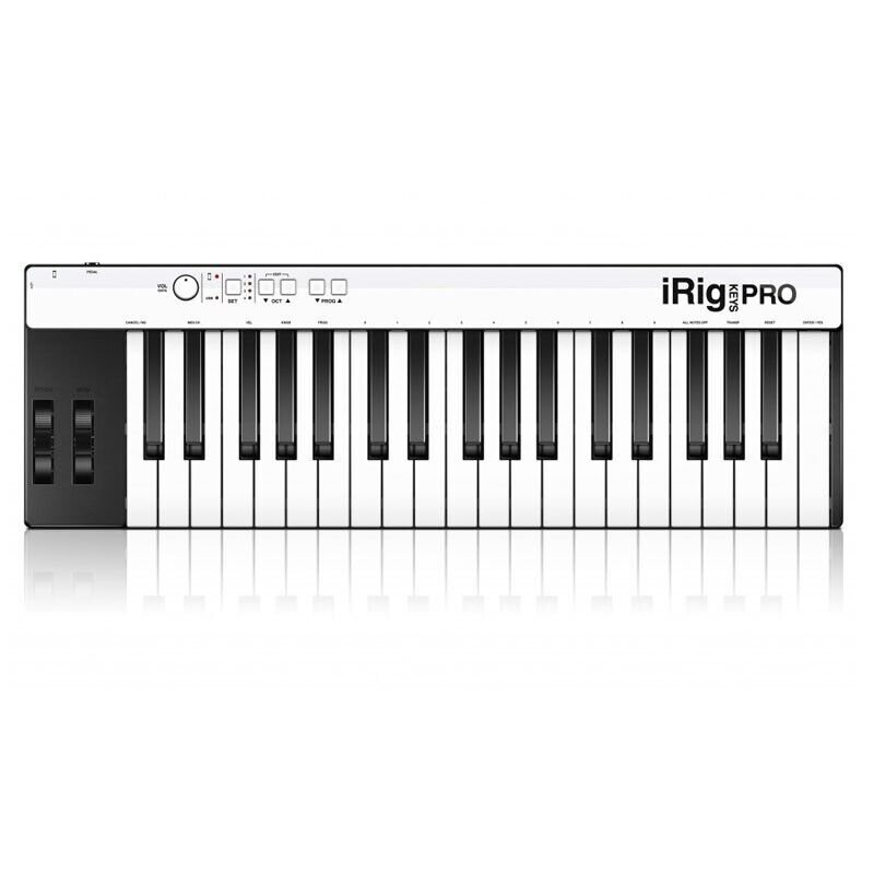 IK Multimedia iRig Pro 37-Key MIDI Controller Keyboard Works W/ Phones & Tablets - Fresh Stock Dated December 2025