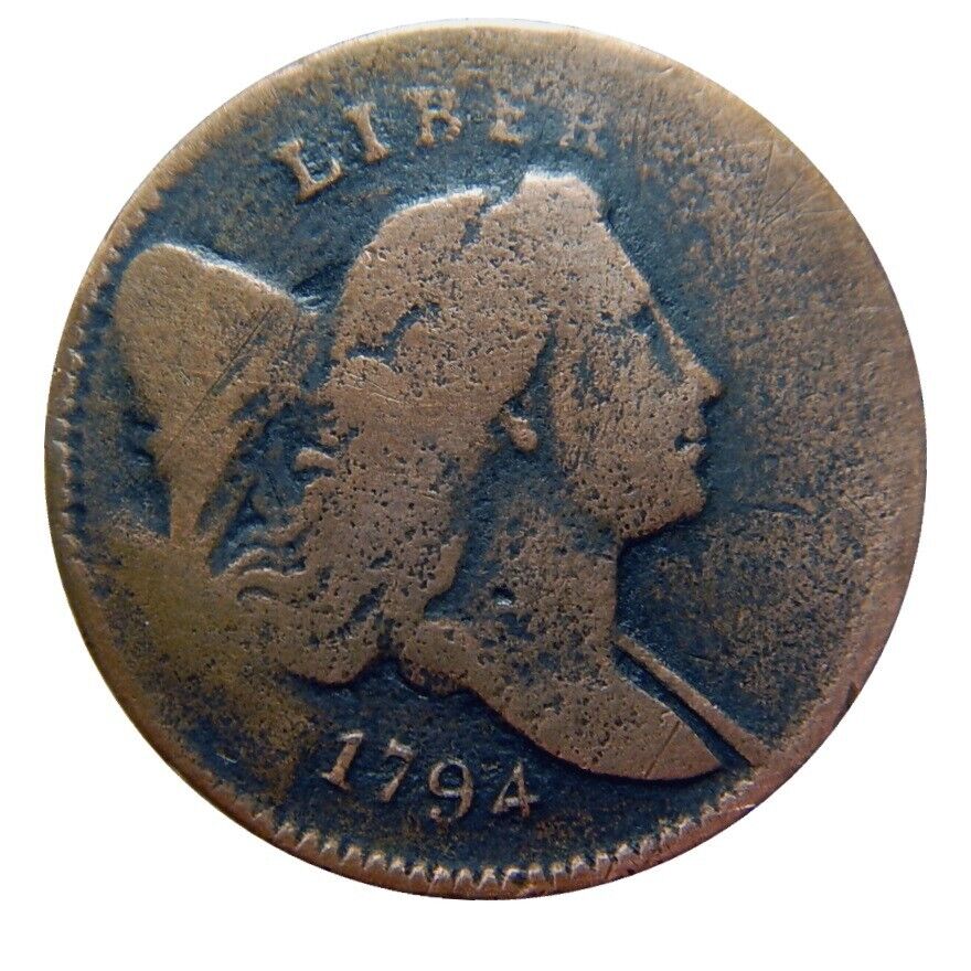 Half cent/penny 1794 Cohen 4a collector coin - Fresh Stock Dated December 2025