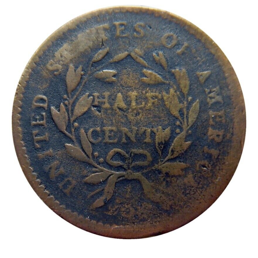 Half cent/penny 1794 Cohen 4a collector coin - Fresh Stock Dated December 2025
