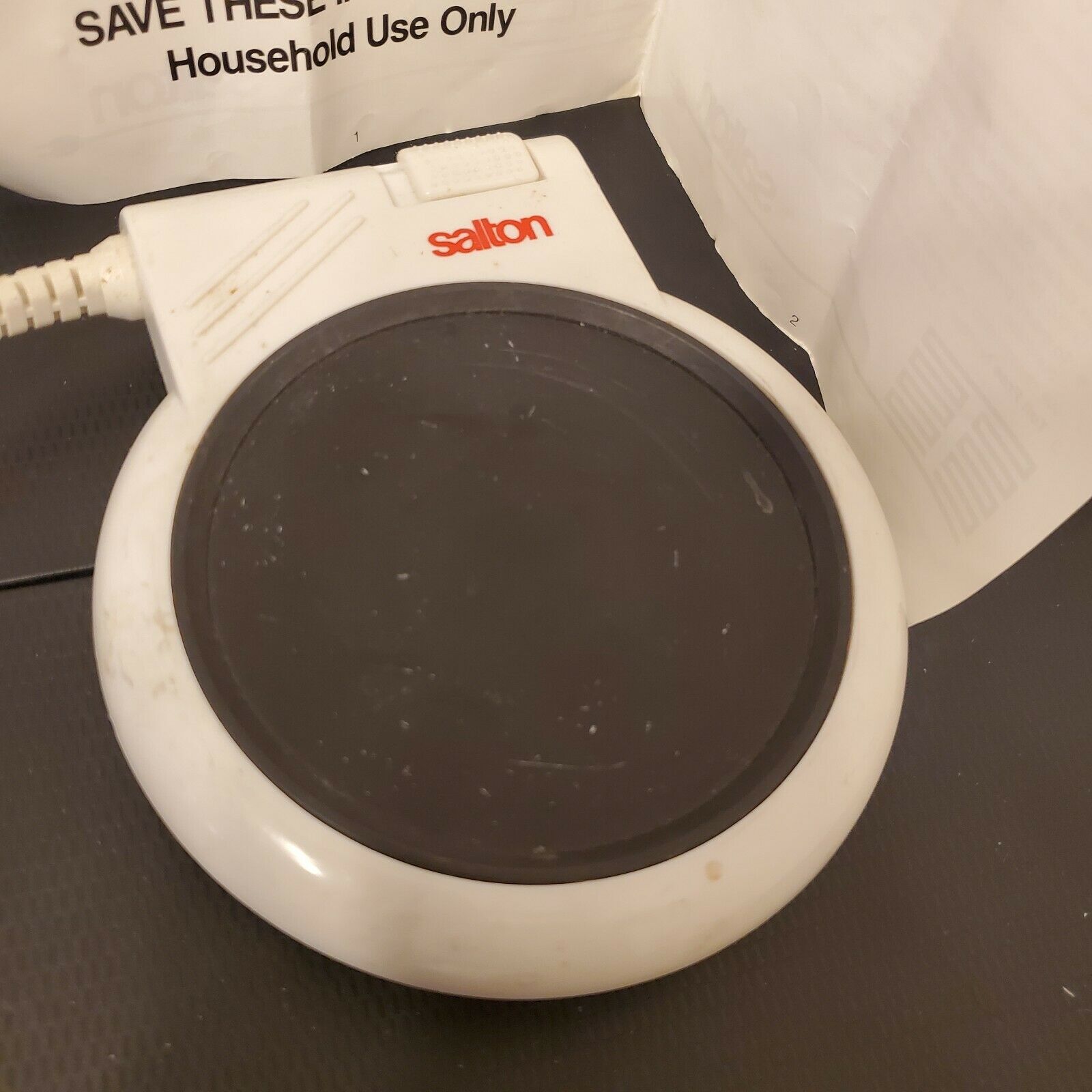 Hot Spot II Salton Model No. MW-4C Coffee Mug warmer Vintage Works - Fresh Stock Dated February 2026