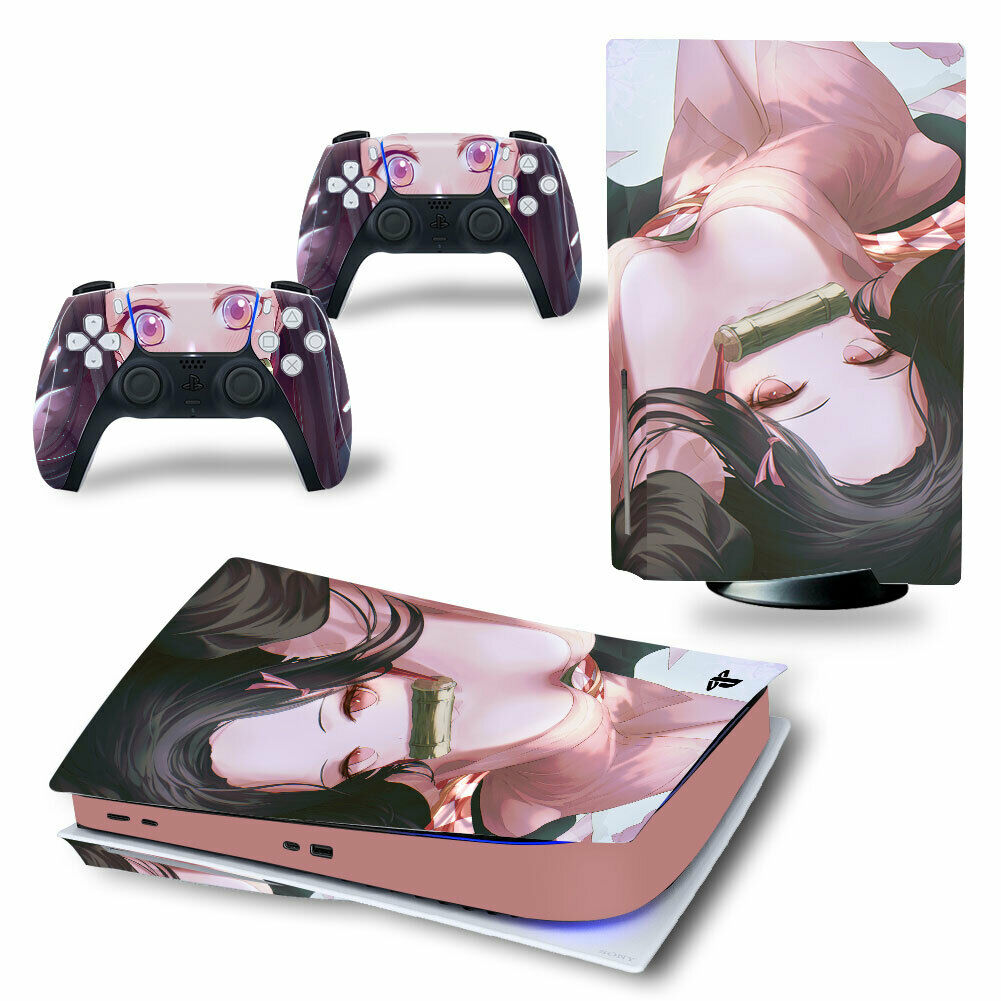 PS5 Console Hentai Anime Girls Porn Decals Skins For Controllers Vinyl Stickers - Fresh Stock Dated December 2025