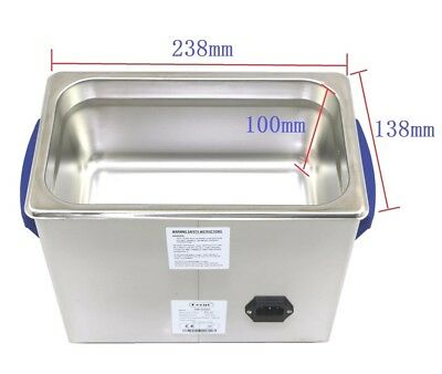 3L Ultrasonic clean machine with Timer for Jewelry Board  glass watc or PCB - Fresh Stock Dated December 2025