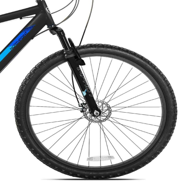 Kent 26 In. Northpoint Mens Mountain Bike Front Suspension 21-Speed, Black/Blue - Fresh Stock Dated January 2026