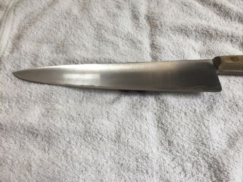 Chicago Cutlery Vintage Chef Knife 42S WALNUT Handle 10” Blade - Fresh Stock Dated January 2026
