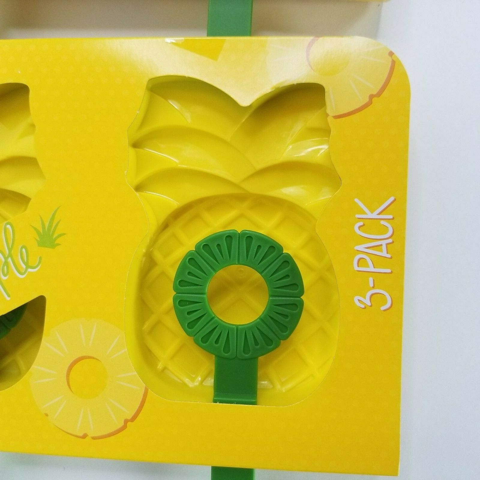 Lot of 2 Cool Gear Make Your Own Ice Pops-Pineapple Design Tropical Party New - Fresh Stock Dated February 2026