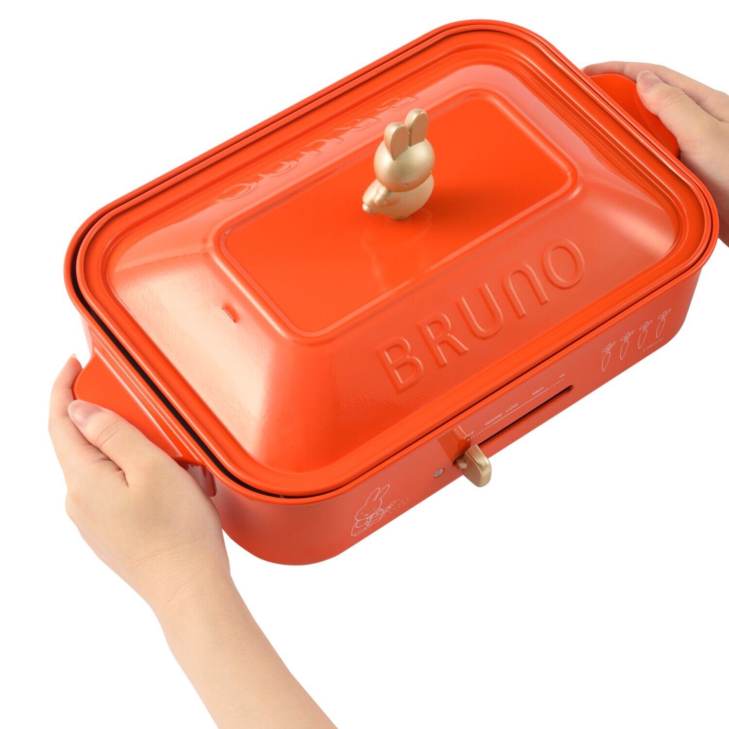 Bruno Compact Hot Plate BOE087-BRR Miffy AC100 Bruna Red Yakiniku Takoyaki New - Fresh Stock Dated February 2026