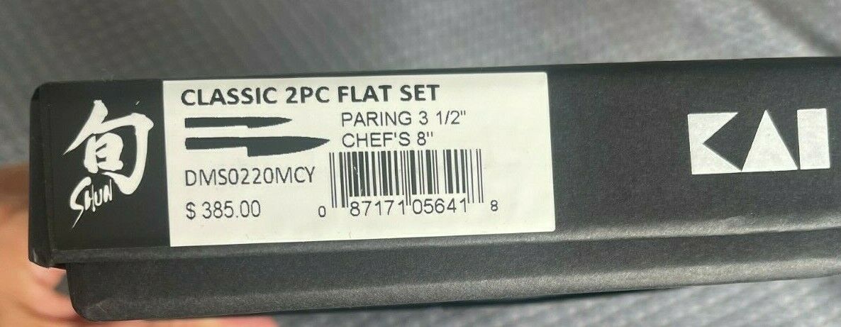 Shun Classic Flat Knife 2-Pc set NEW!!! - Fresh Stock Dated January 2026