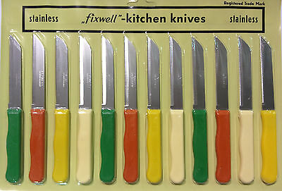 12pc Fixwell Knives - Free Shipping - Official Listing - Made in Germany - Fresh Stock Dated January 2026
