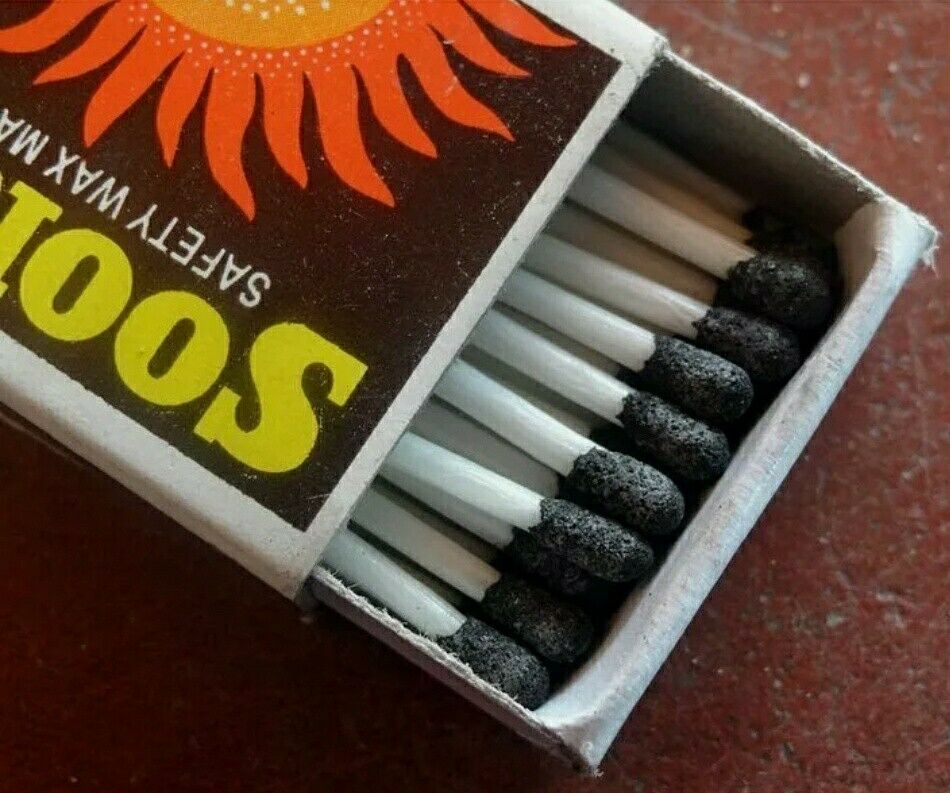 SOORYA SAFETY WAX MATCHES - EMERGENCY GEAR - 12 BOX - 540 MATCHES - Fresh Stock Dated January 2026
