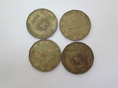 Vtg Old Dominican Republic Coin Lot Set 1990s Collection Peso Padre De La Patria - Fresh Stock Dated December 2025